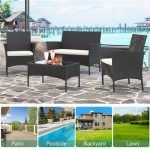 Ensemble Salon de jardin en resine tressee BIGZZIA – Image 7