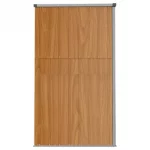 Abri à outils de jardin | Abri de jardin | Remise Cabane pour outils marron 161x89x161 cm acier galvanisé – Image 5