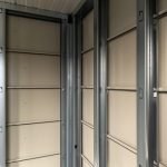 Abri de jardin en acier de 7,1 m² anthracite - TELLURIA CLASSICO 3024 – Image 9