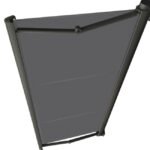 Store banne motorisé solaire 5 x 3,5 m Aix2 gris – Image 6